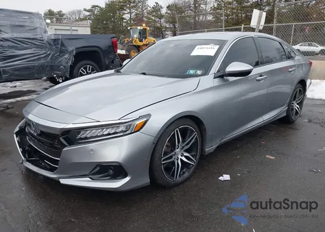 2021 Honda Accord Hybrid Touring z USA, uszkodzony, nr VIN 1HGCV3F98MA007589